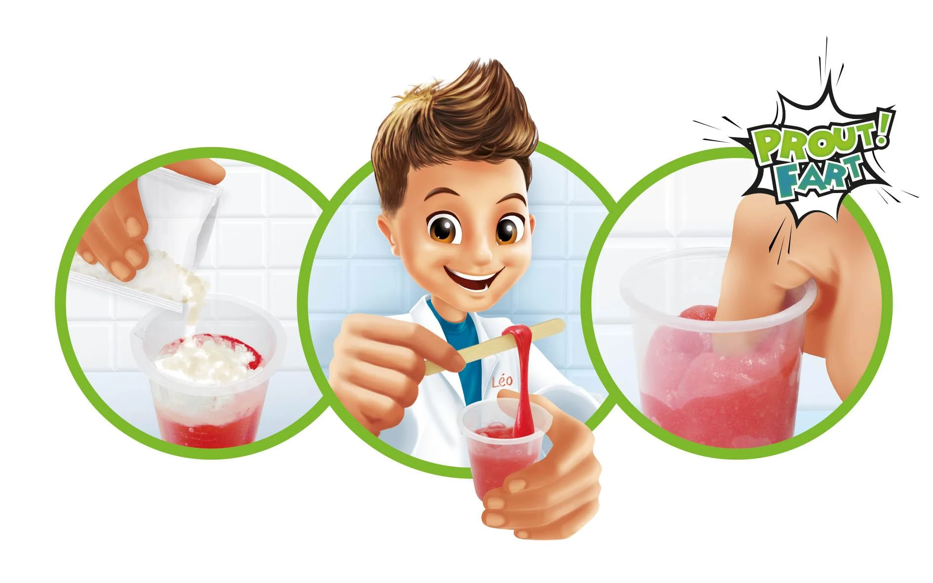Buki France Eksperimentų rinkinys Buki Mini Lab Sticky Slime