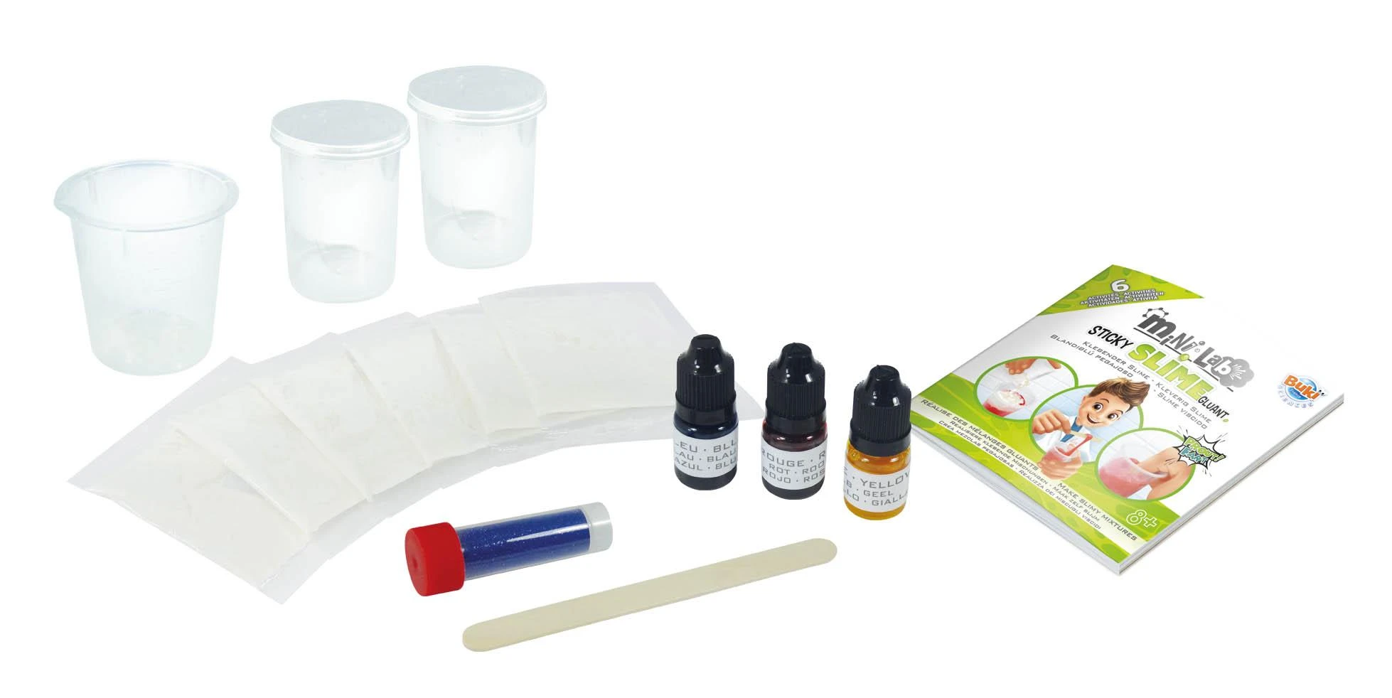 Buki France Eksperimentų rinkinys Buki Mini Lab Sticky Slime