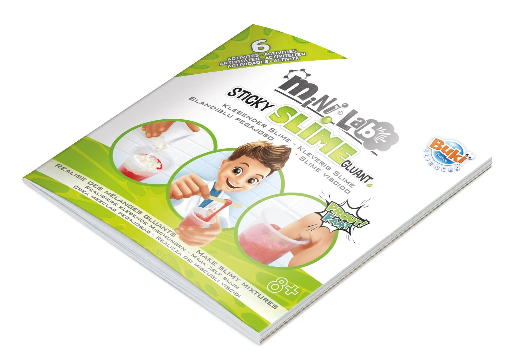 Buki France Eksperimentų rinkinys Buki Mini Lab Sticky Slime
