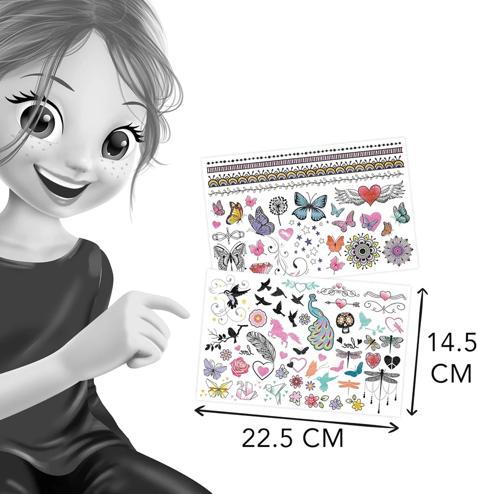Buki France Buki Washable Tattoo 75 pc - Glitter
