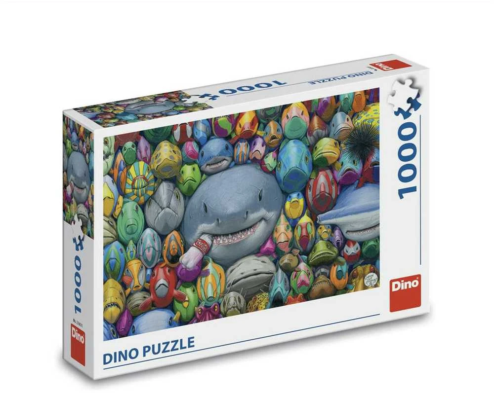 Dino Dėlionė 1000 vnt. - Spalvingi vandenyno gyventojai