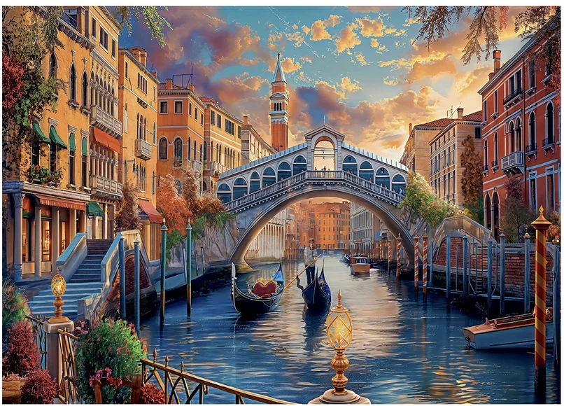 Dėlionė Dino Puzzle 1000 Pcs: Painted Venice