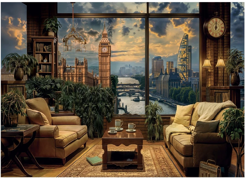Dėlionė Dino Puzzle 3000 Pcs: Painted London