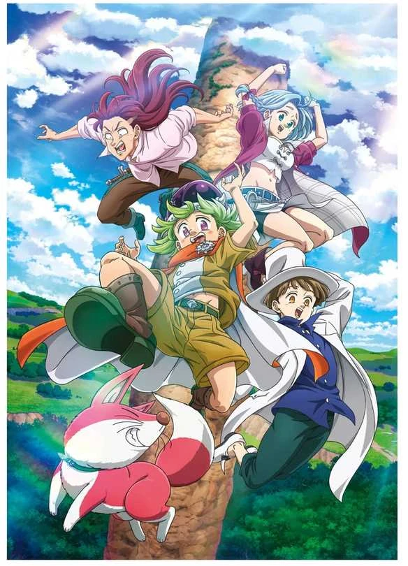 Dinozaurų dėlionė 500 detalių: Anime septynios mirtinos nuodėmės