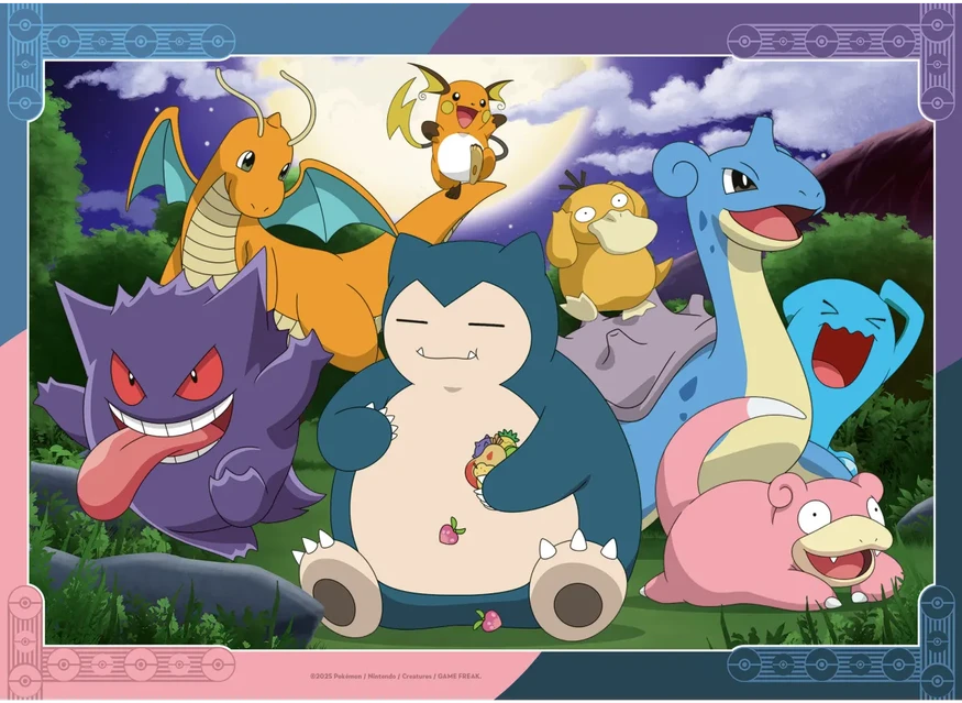 Ravensburger Dėlionė 4x100 vnt. - Pokémonai