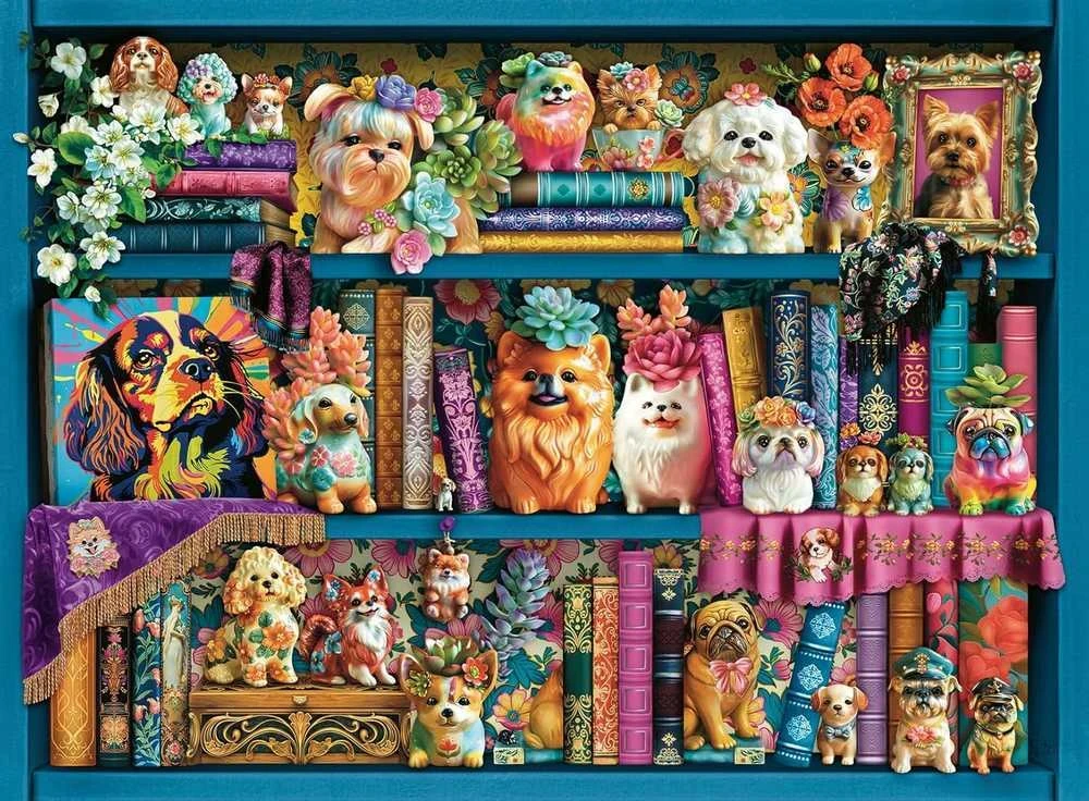 Ravensburger Dėlionė 500 vnt. - Porcelianiniai šuniukai