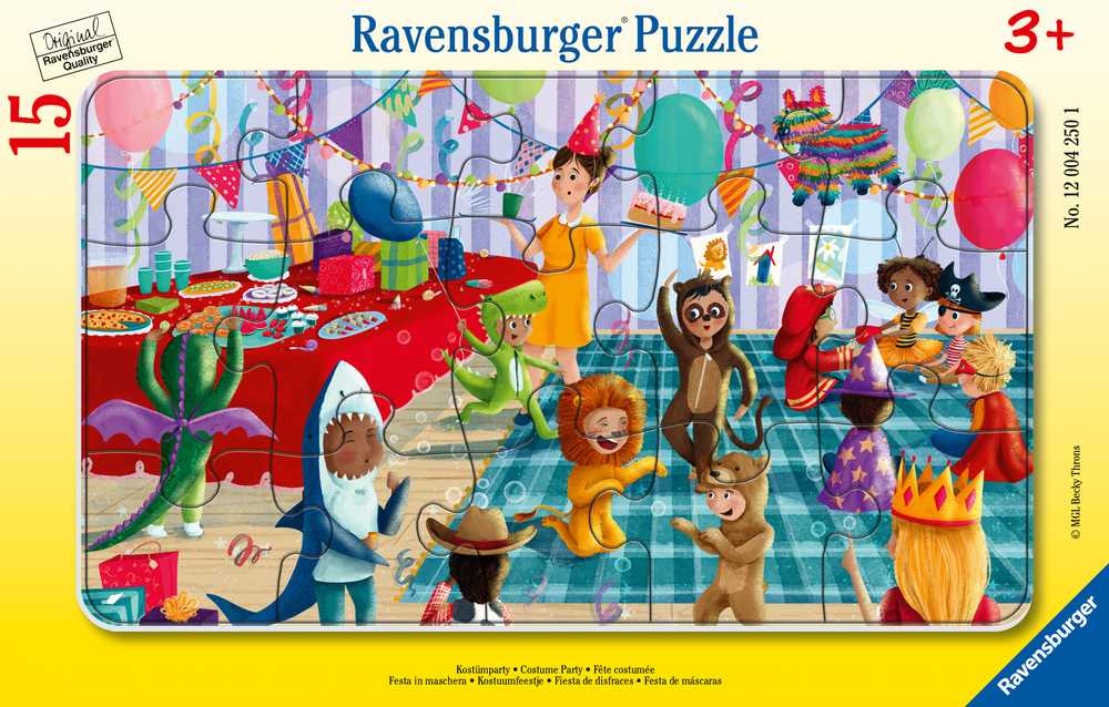 Ravensburger Dėlionė 15 vnt. - Kostiumų vakarėlis aprašymas - Prekės nuotrauka
