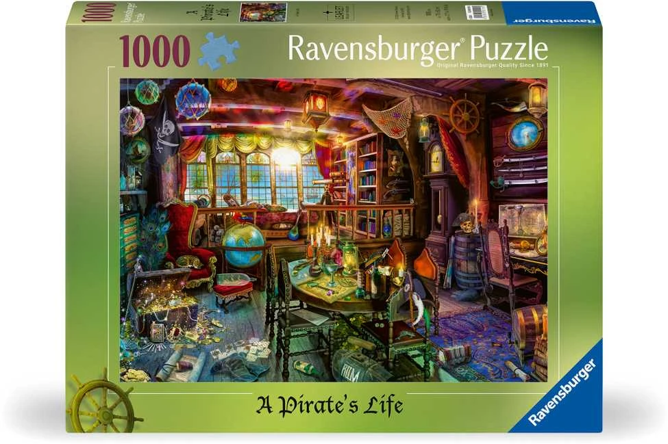 Ravensburger Dėlionė 1000 vnt. - Piratų laivas aprašymas - Prekės nuotrauka