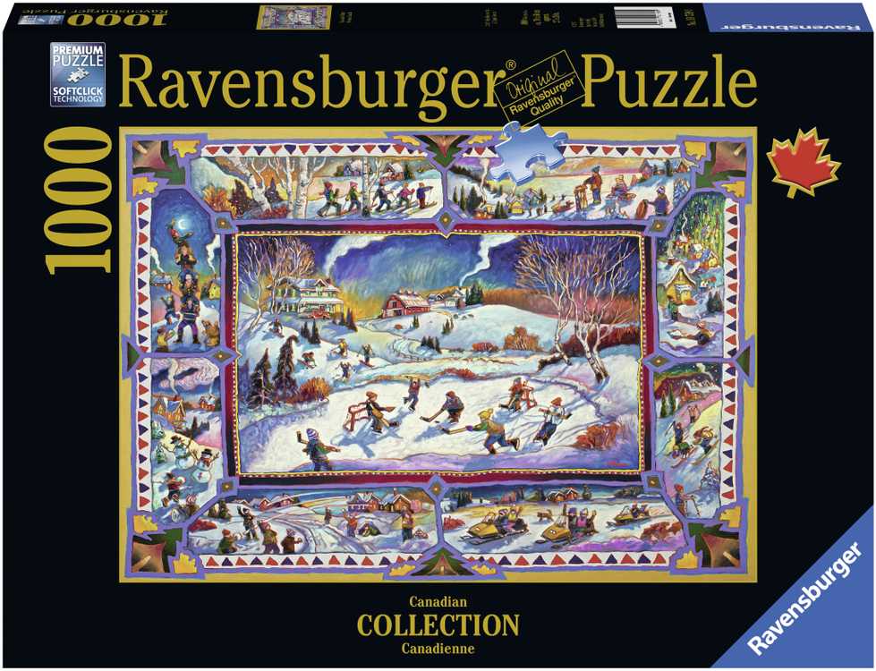 Ravensburger "2D" Dėlionė 1000 vnt. - Kanados žiema