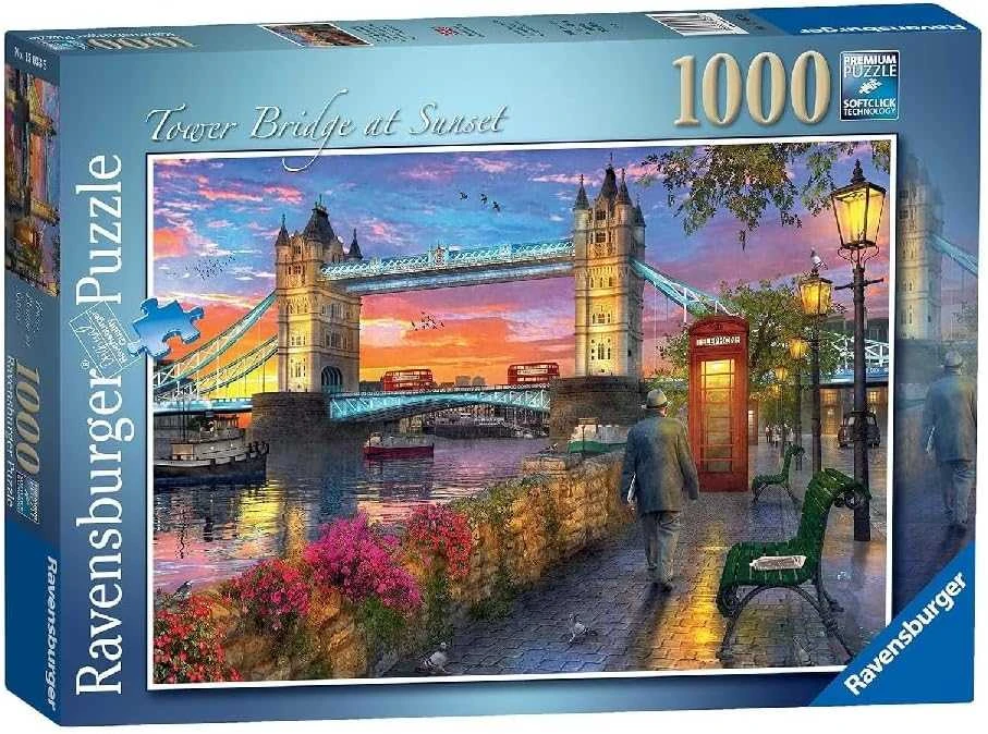 Ravensburger Dėlionė 1000 vnt. - Tauerio tiltas saulėlydžio metu