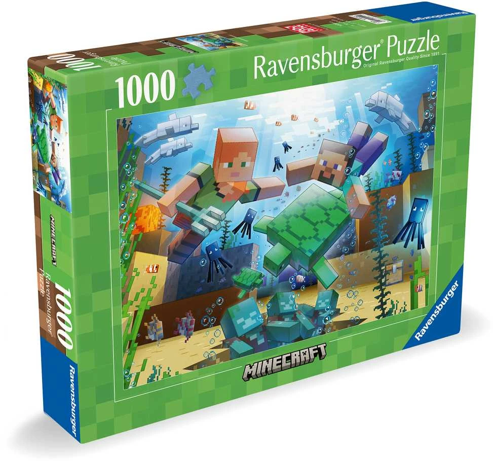Ravensburger Dėlionė 1000 vnt. - Minecraft
