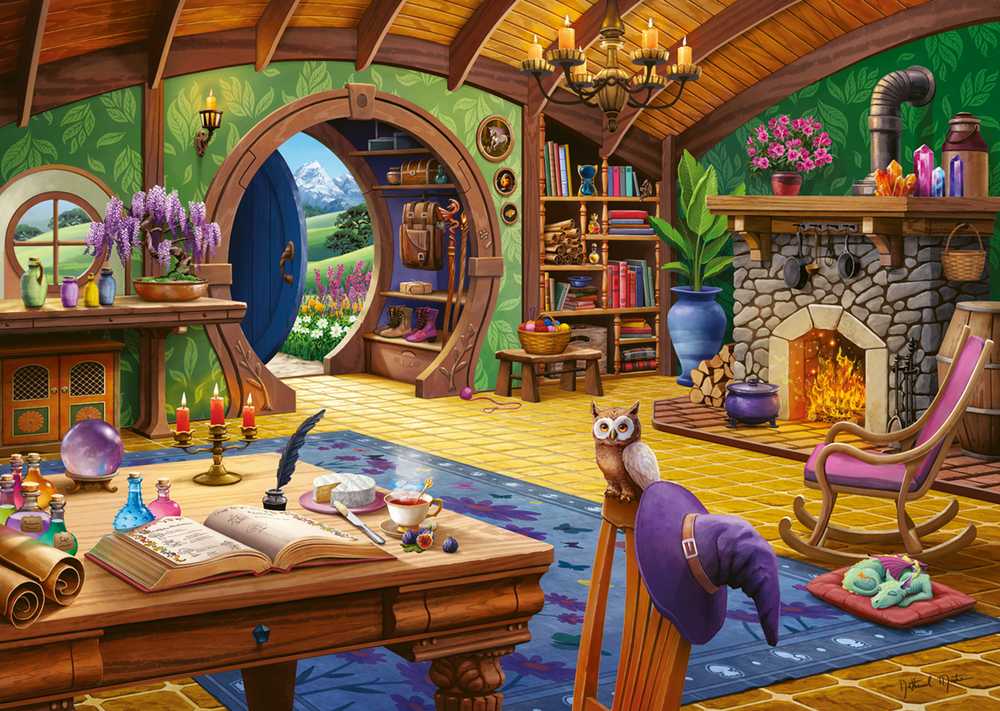 Ravensburger Dėlionė 1000 vnt. - Žavus namas aprašymas - Prekės nuotrauka