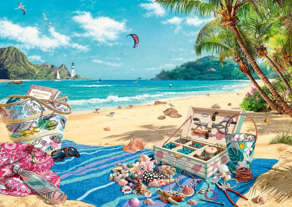 Ravensburger Dėlionė 1000 vnt. - Jūros kriauklių kolekcija
