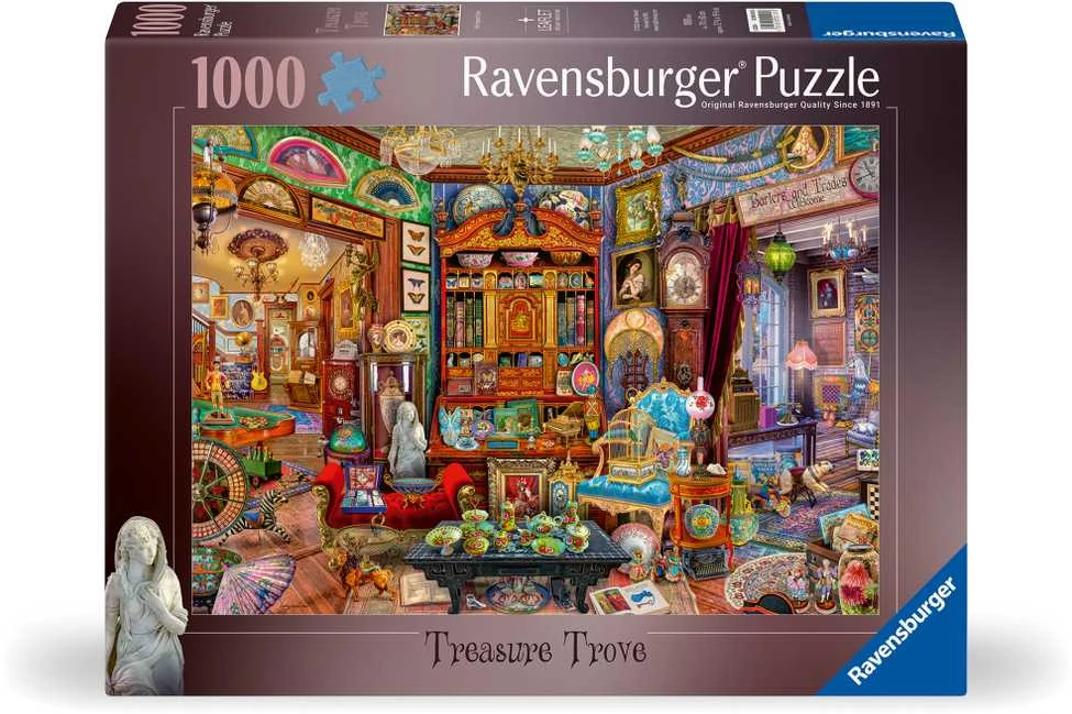 Ravensburger Dėlionė 1000 vnt. - Lobių kambarys