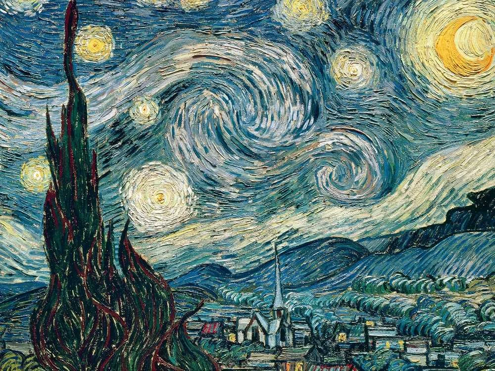 Ravensburger Dėlionė 1500 vnt. - Vincentas van Gogas: Žvaigždėta naktis