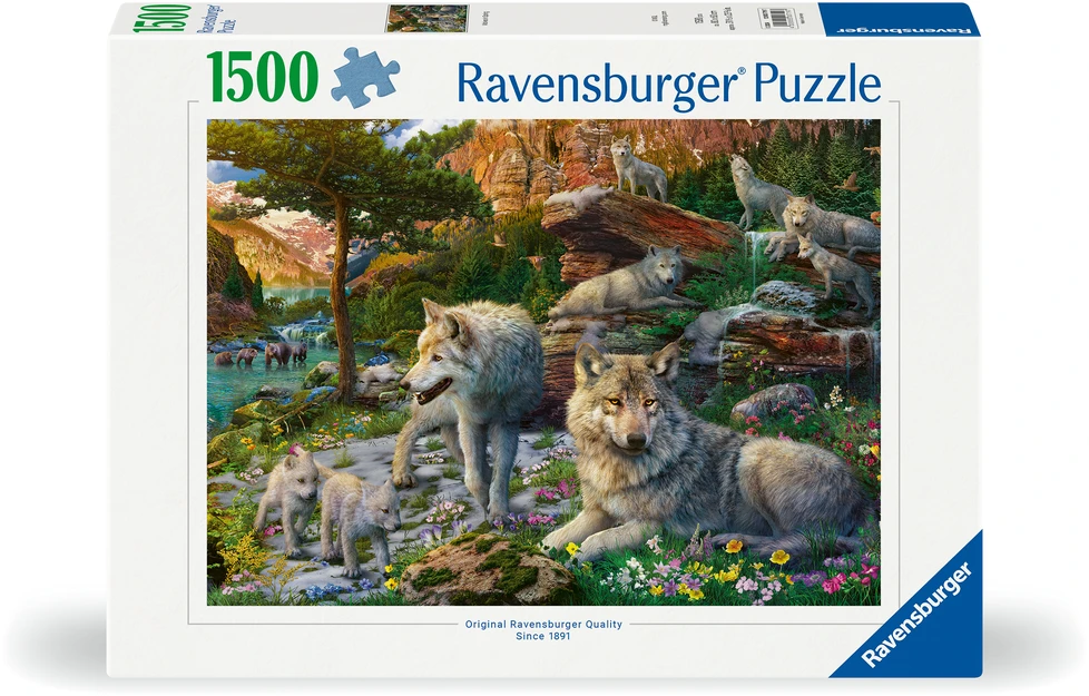 Dėlionė Ravensburger pavasario vilkai