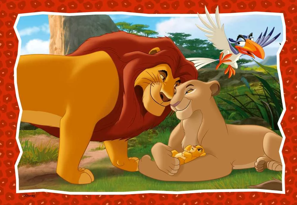 Ravensburger dėlionė 2x24 vnt. - Liūtas karalius