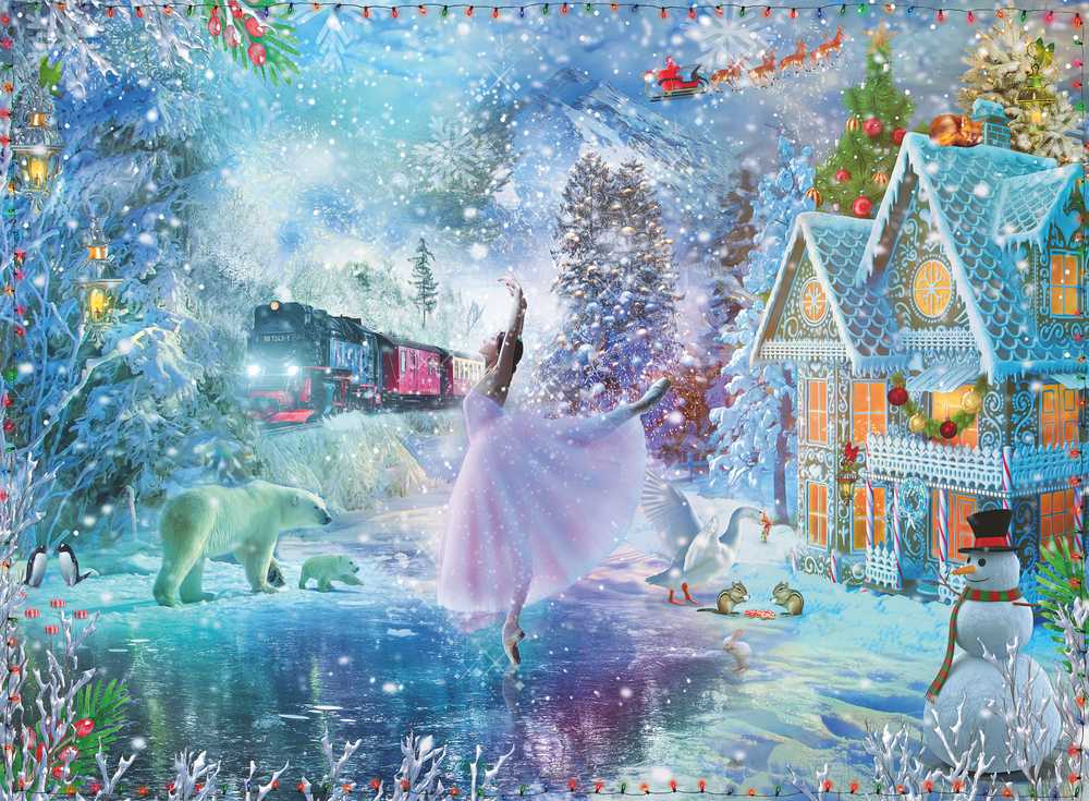 Ravensburger Dėlionė 300 vnt. - Poliarinės Kalėdos aprašymas - Prekės nuotrauka