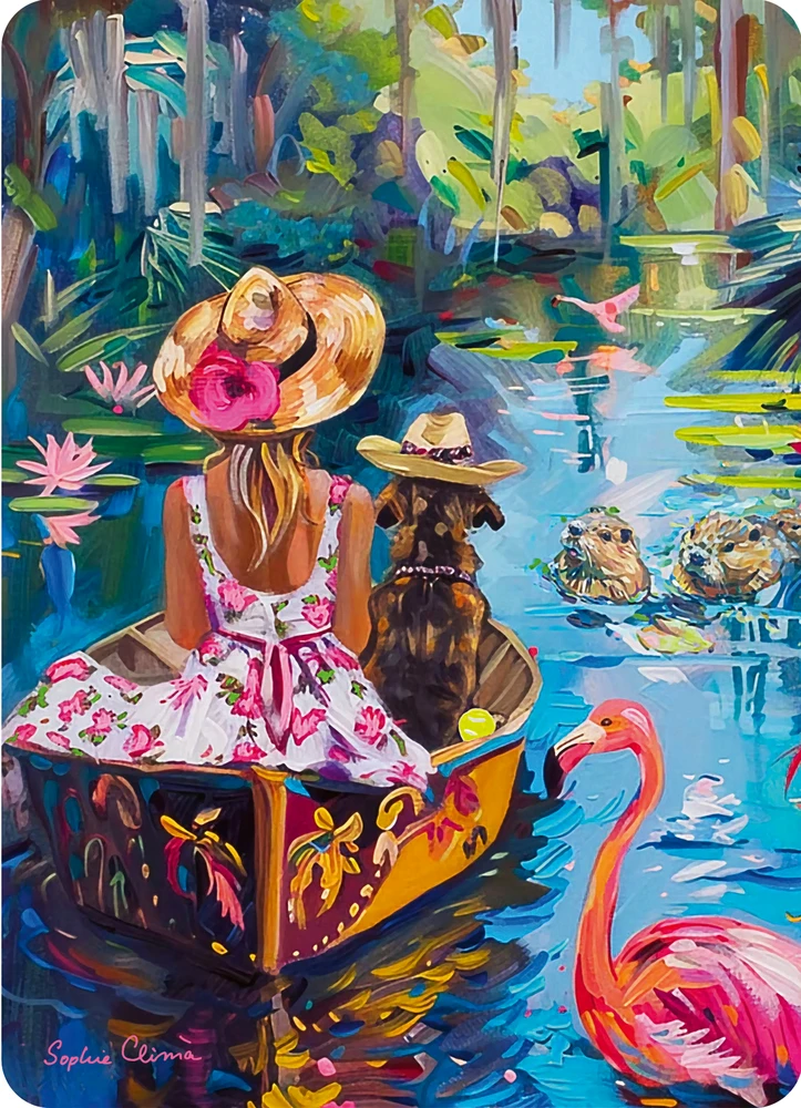 Dėlionė Ravensburger Puzzle 3x100 Pieces: Have Dog, Will Travel & Easel Set