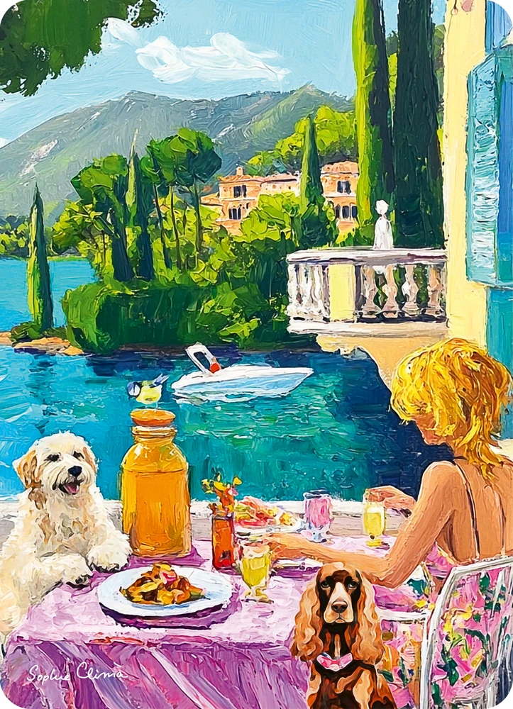 Dėlionė Ravensburger Puzzle 3x100 Pieces: Have Dog, Will Travel & Easel Set