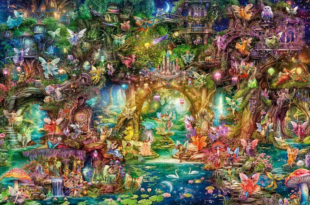 Ravensburger Dėlionė 4000 vnt. - Fėjos