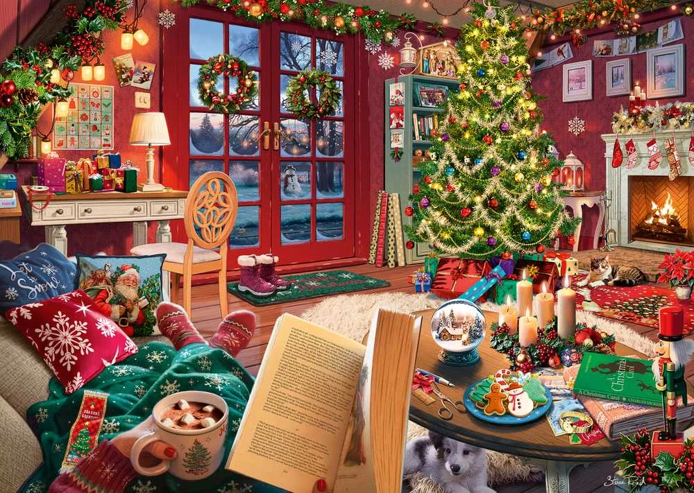 Ravensburger Dėlionė 500 vnt. - Šiltos Kalėdų akimirkos aprašymas - Prekės nuotrauka