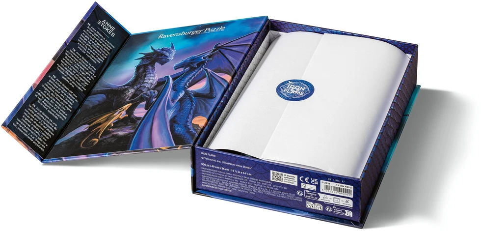 Dėlionė Ravensburger Puzzle 500 Pieces: Rebecca Yarros "Iron Flame"