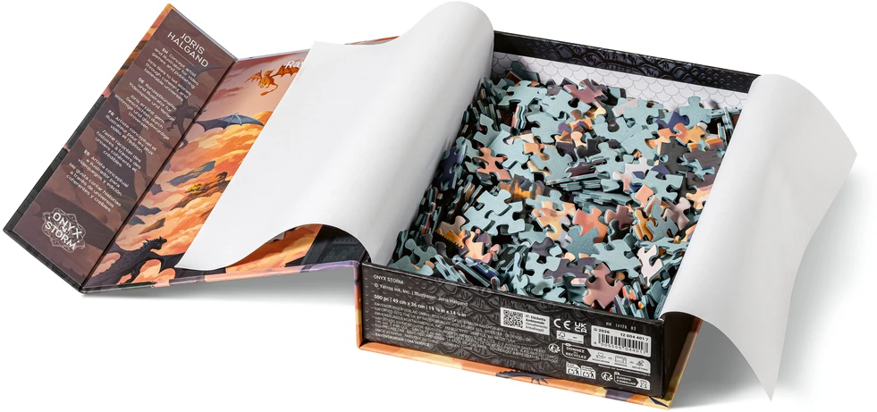 Dėlionė Ravensburger Puzzle 500 Pieces: Rebecca Yarros "Onyx Storm"