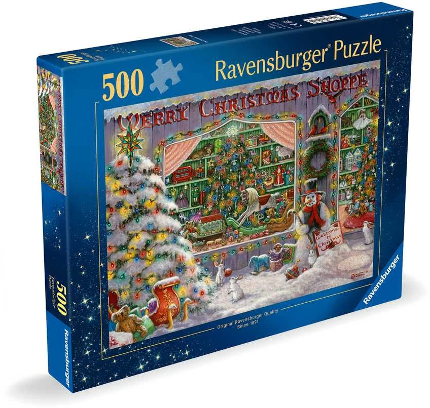 Ravensburger Dėlionė 500 vnt. - Kalėdinė parduotuvė