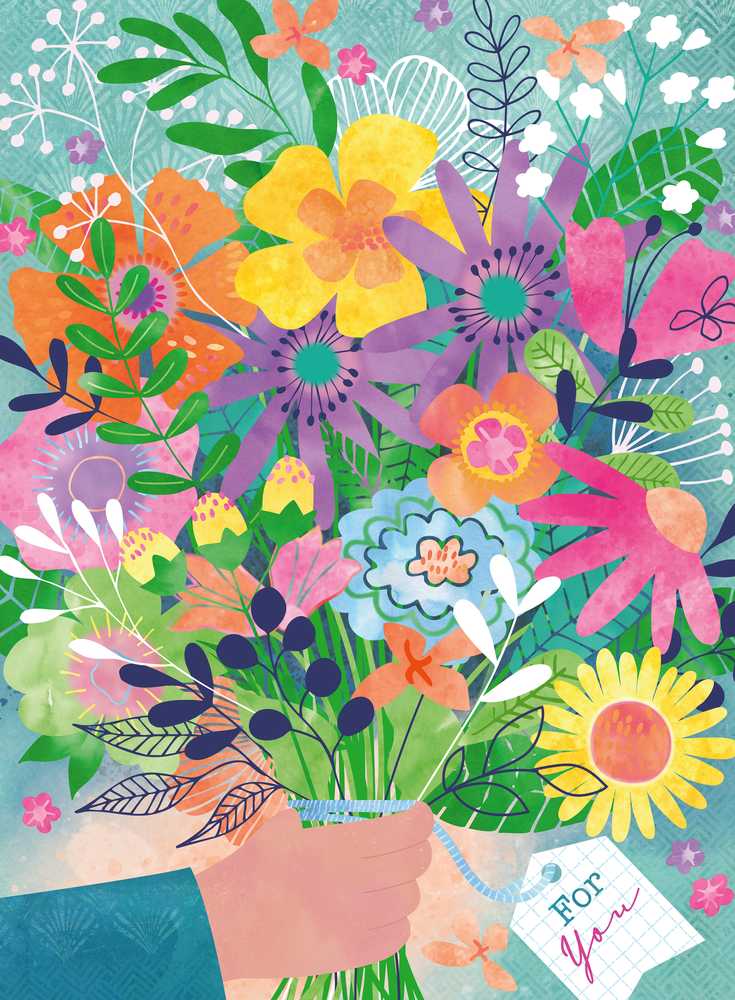Ravensburger Dėlionė 500 vnt. - Gėlės tau aprašymas - Prekės nuotrauka