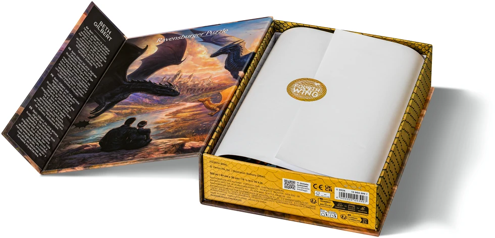 Dėlionė Ravensburger Puzzle 500 Pieces: Rebecca Yarros "Fourth Wing"