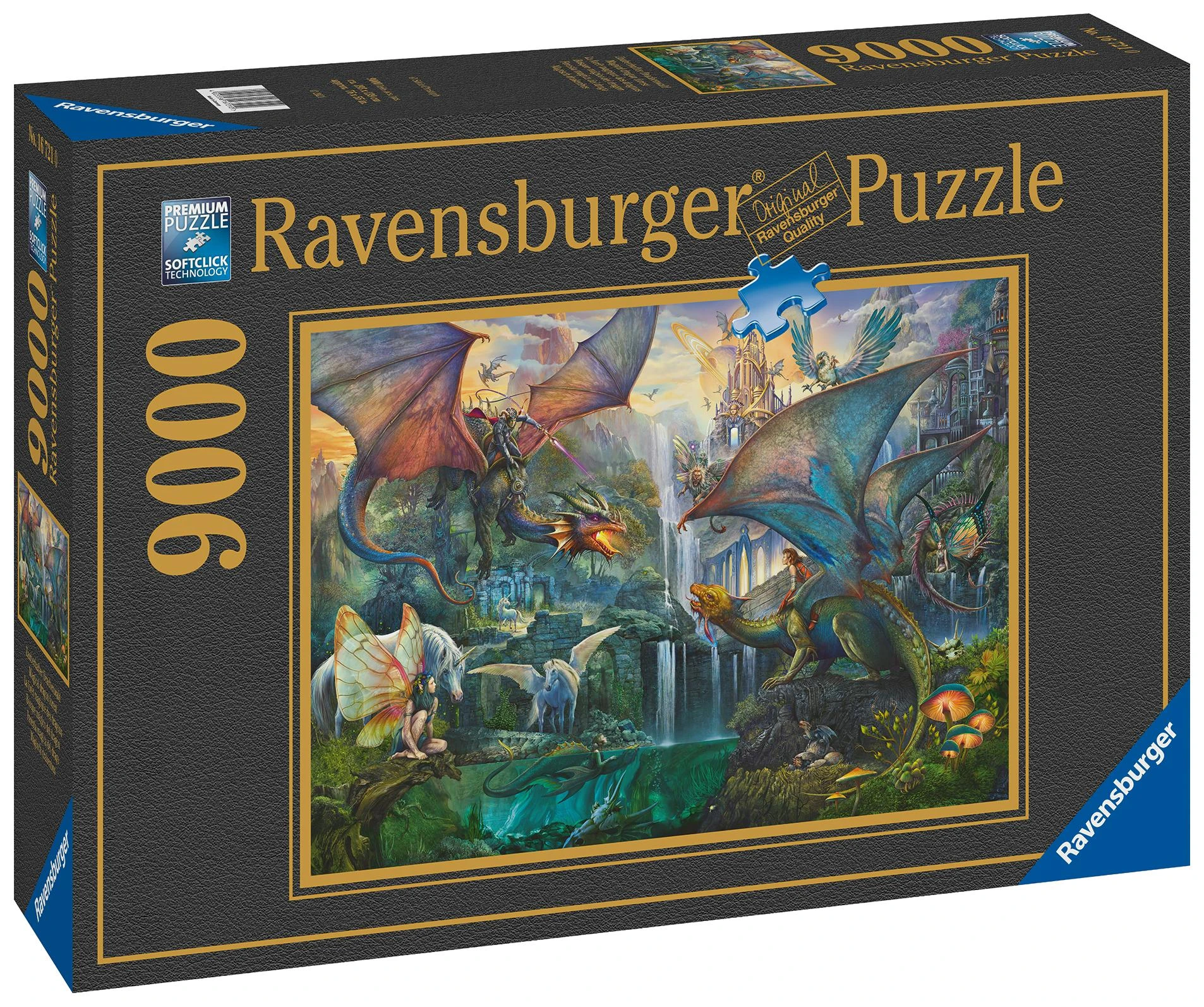 Ravensburger Dėlionė 9000 vnt. - Drakonai