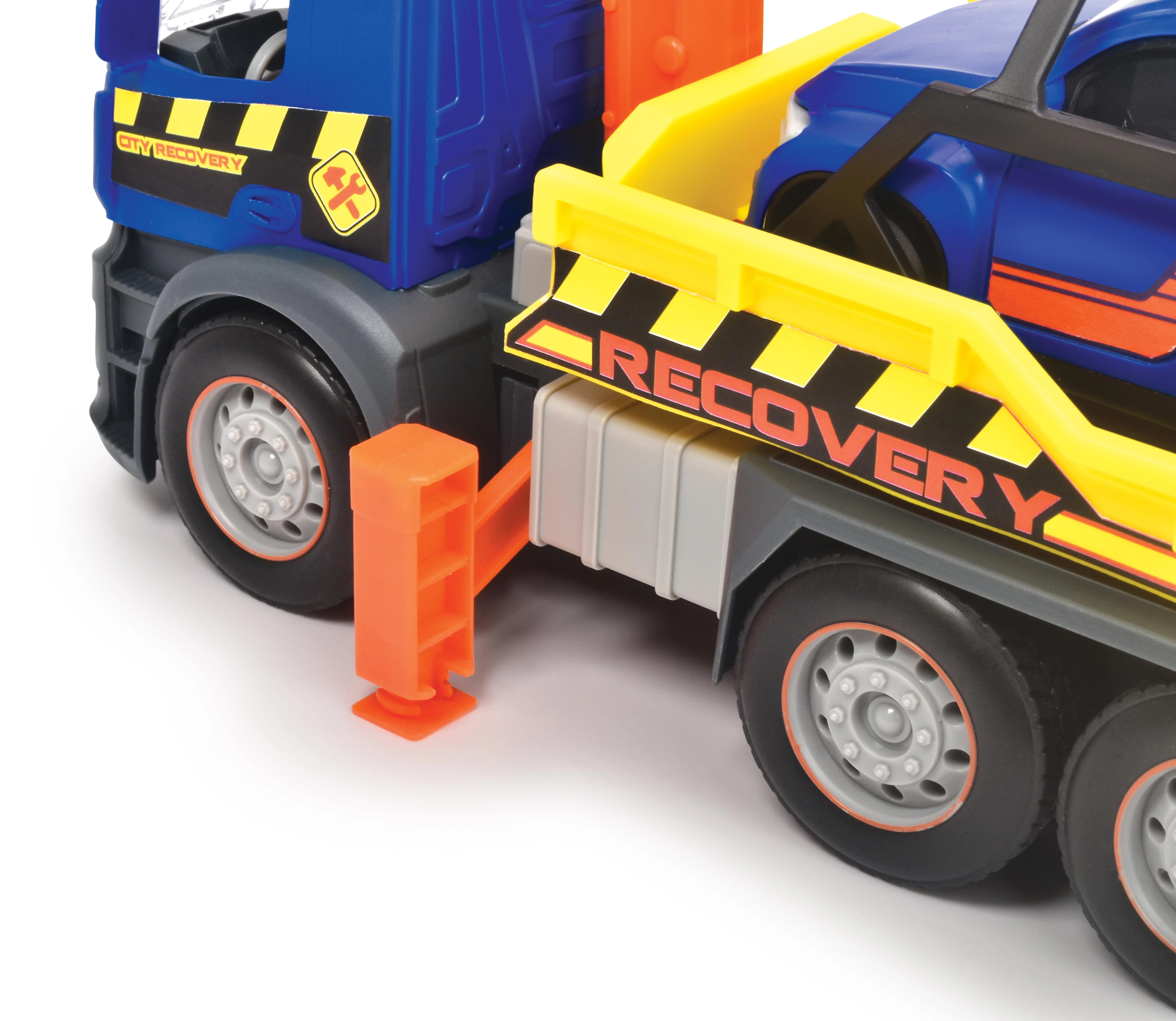 „Dickie City Tow Truck Mercedes“ su 26 cm gyvavimo ciklu