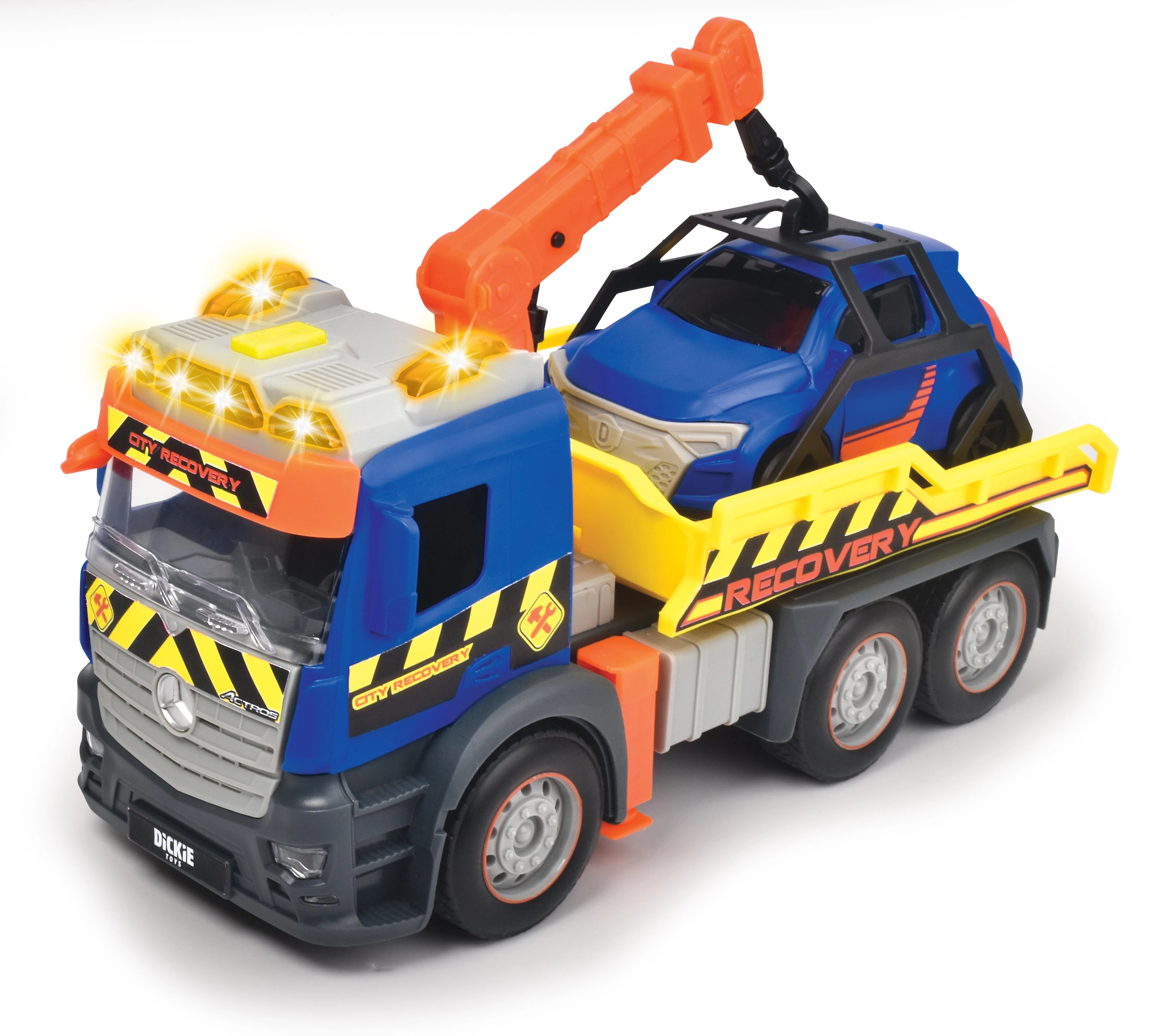 „Dickie City Tow Truck Mercedes“ su 26 cm gyvavimo ciklu
