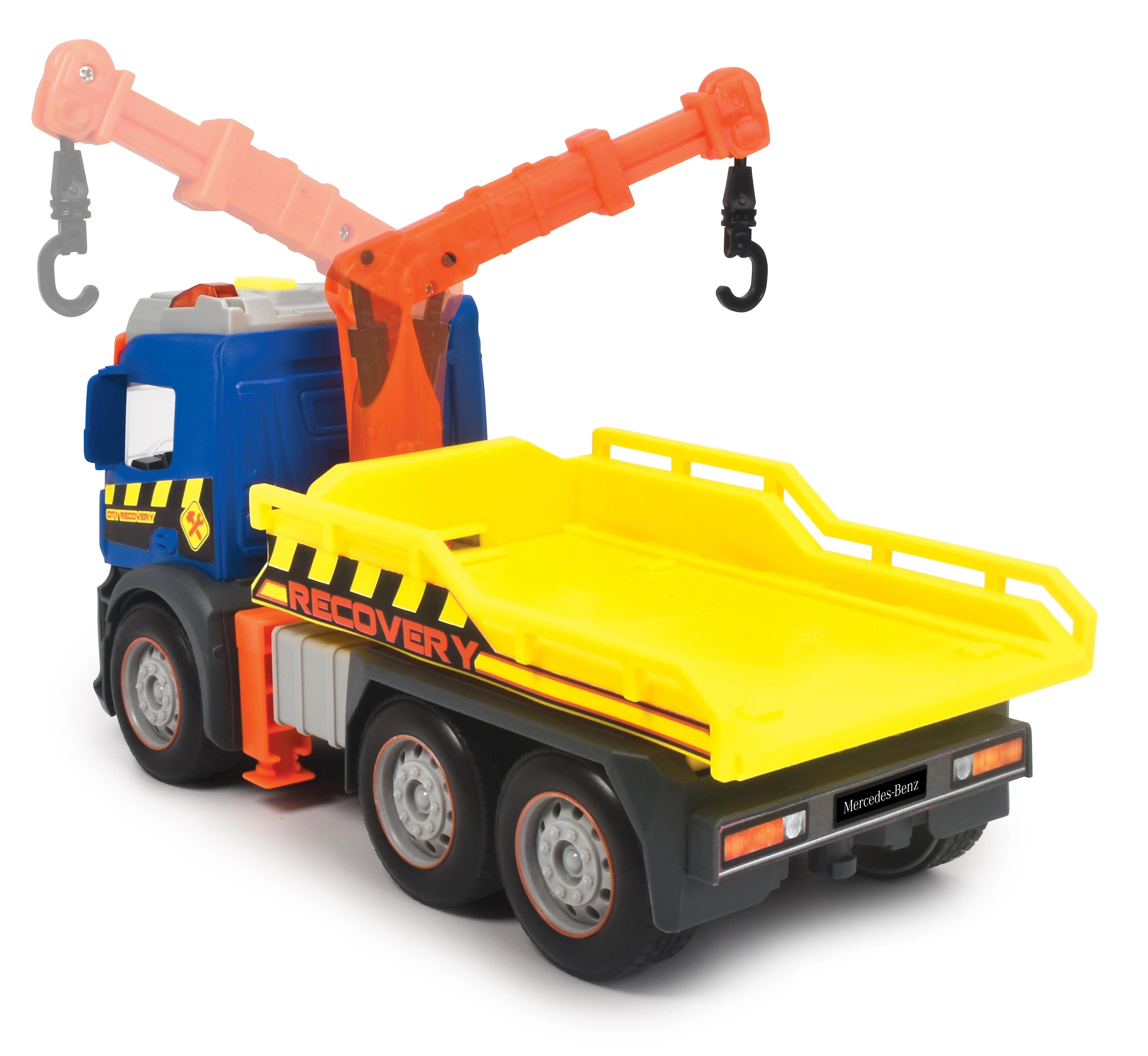 „Dickie City Tow Truck Mercedes“ su 26 cm gyvavimo ciklu