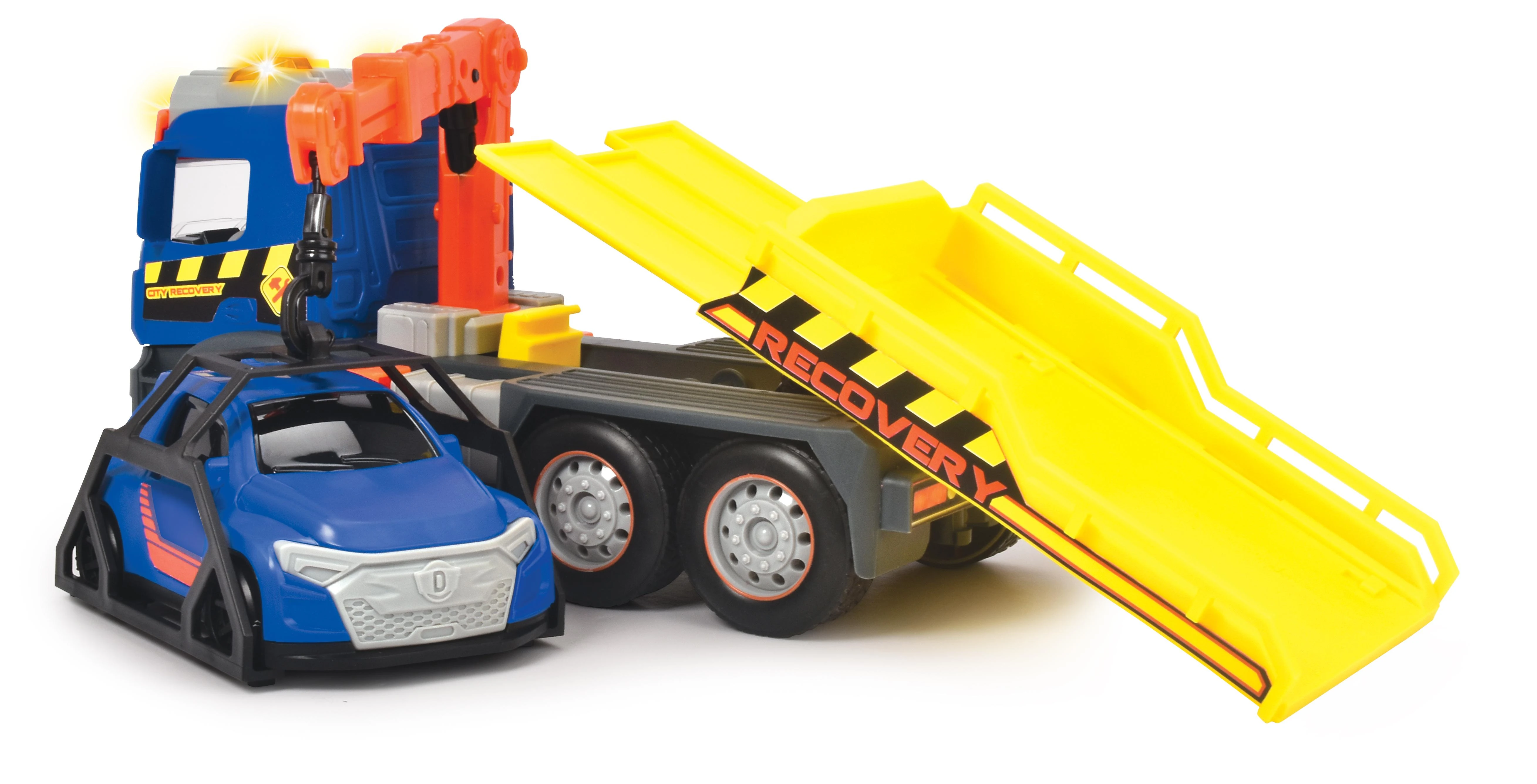 „Dickie City Tow Truck Mercedes“ su 26 cm gyvavimo ciklu