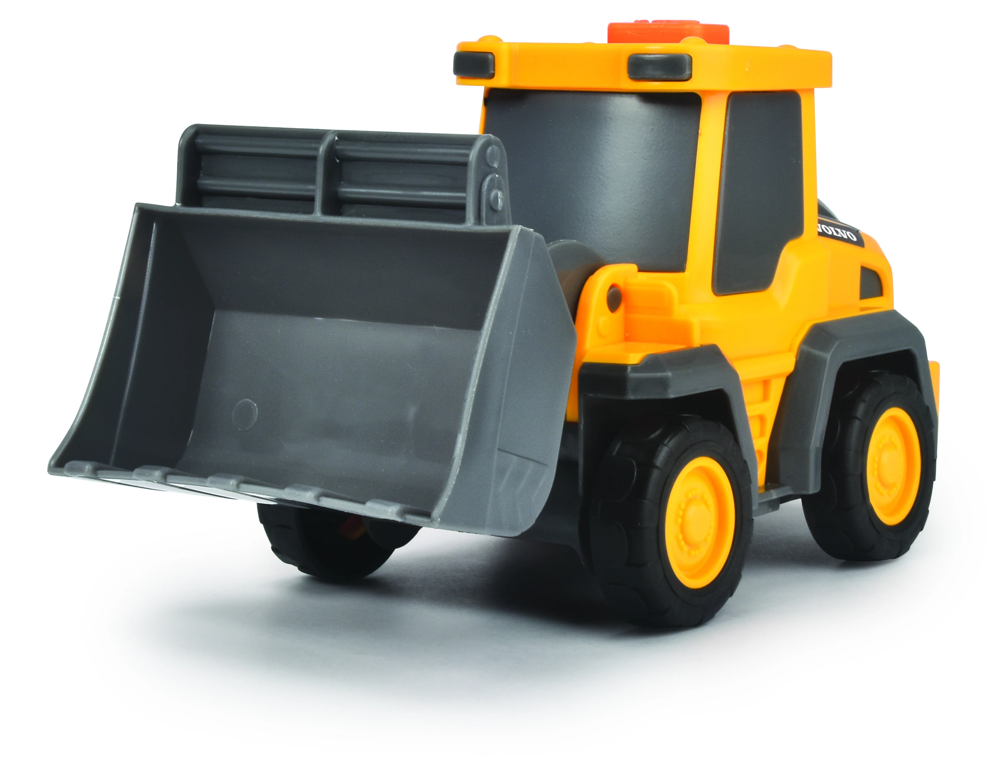 „Dickie“ automobilių vilkimo sunkvežimis su „Construction Volvo“ sunkvežimio komanda 32cm buldozeriu