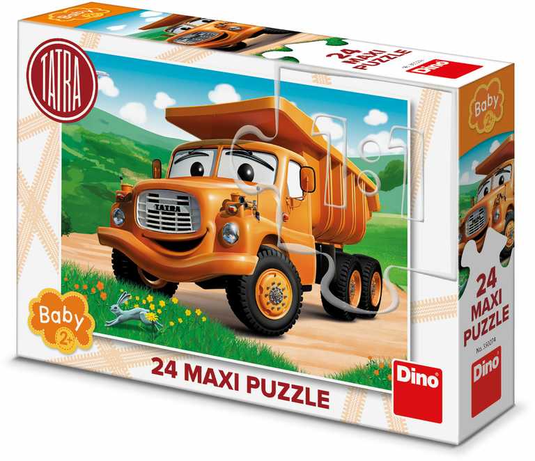 Dino Dėlionė 24 vnt. - Linksmas sunkvežimis aprašymas - Prekės nuotrauka