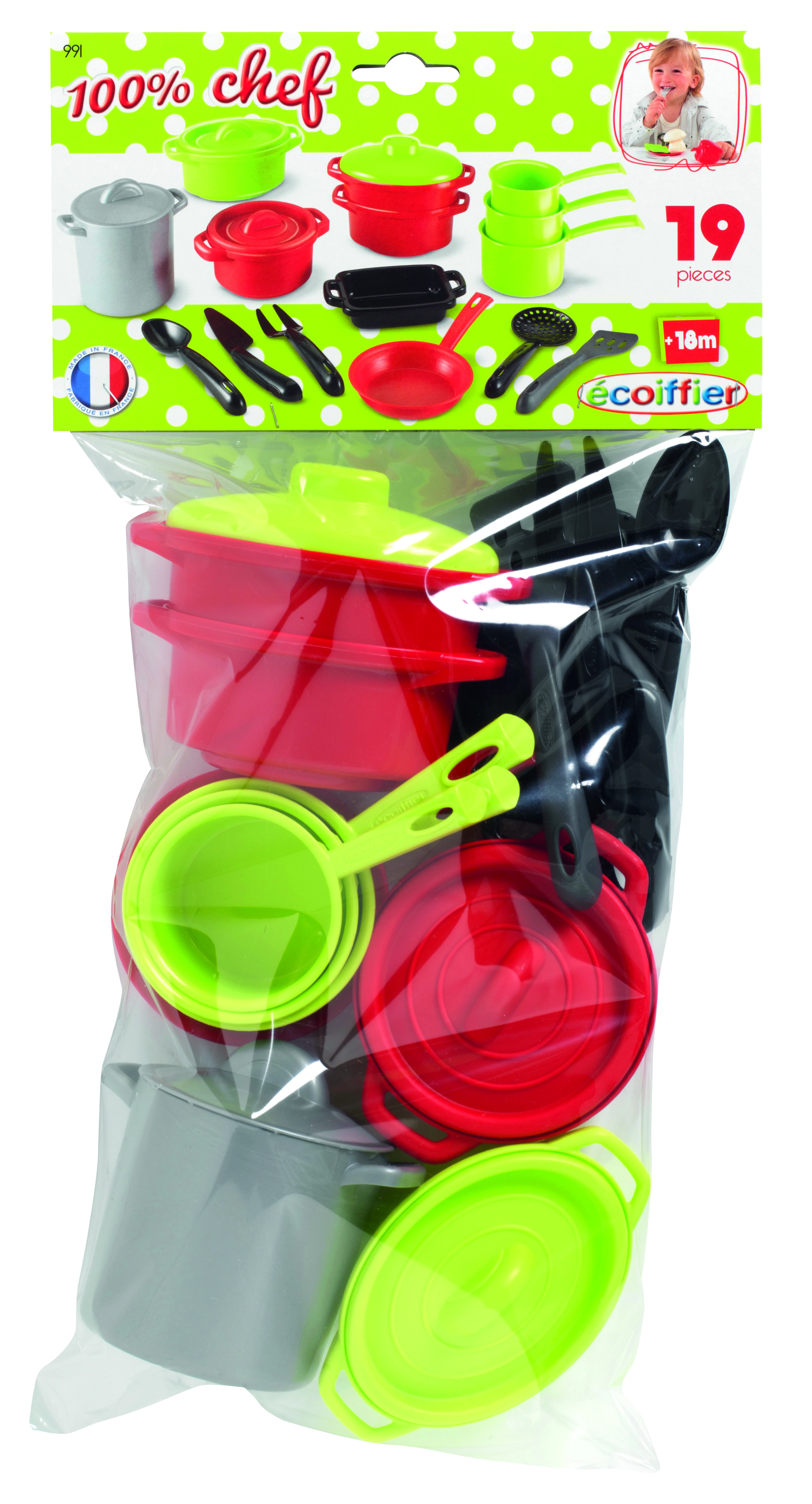 Ecoiffier virtuvės reikmenų rinkinys