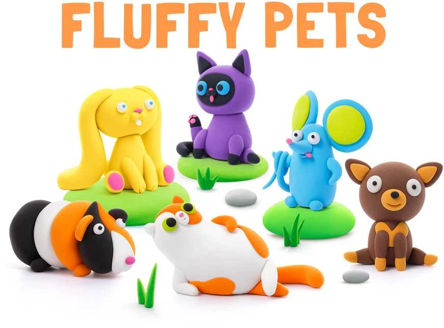TM Toys Hey Clay - Pirkinių krepšelis + priedai