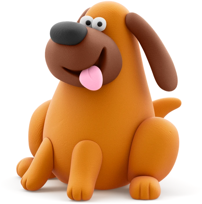 TM Toys Hey Clay - Rinkinys šunų draugai, 15 vnt. pakuotė