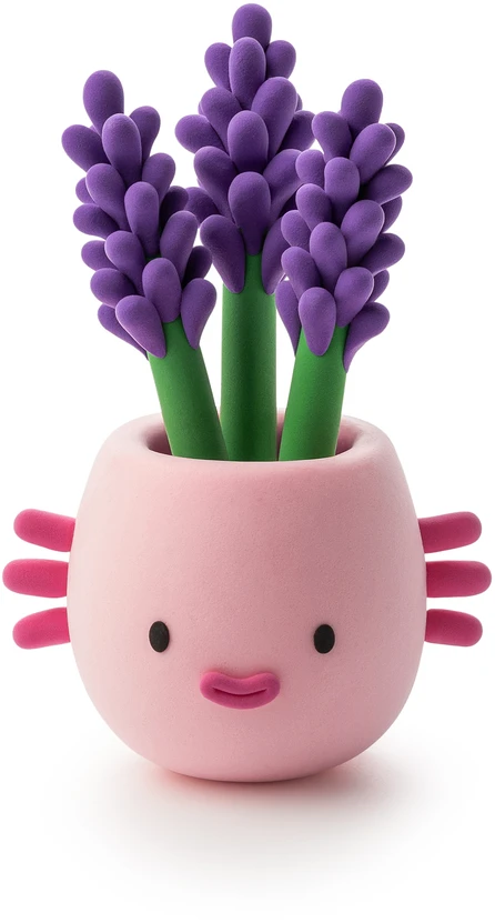HEY CLAY modelino figūrėlės, 15 vnt.: Plant Folks