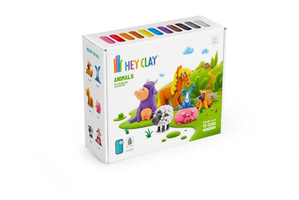HEY CLAY Modeling Clay Animals
