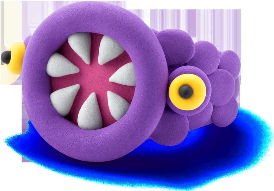 HEY CLAY Modeliavimo molio žiedai Ateiviai