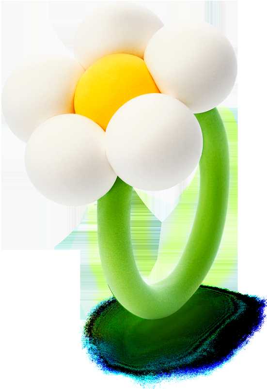 TM Toys HEY CLAY Modeliavimo molio žiedai Gėlė