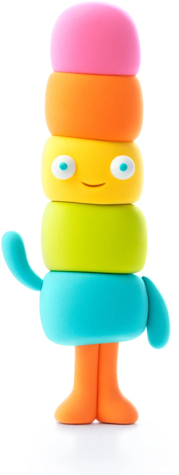 HEY CLAY modelino 3 dalys: Šiltas ledas