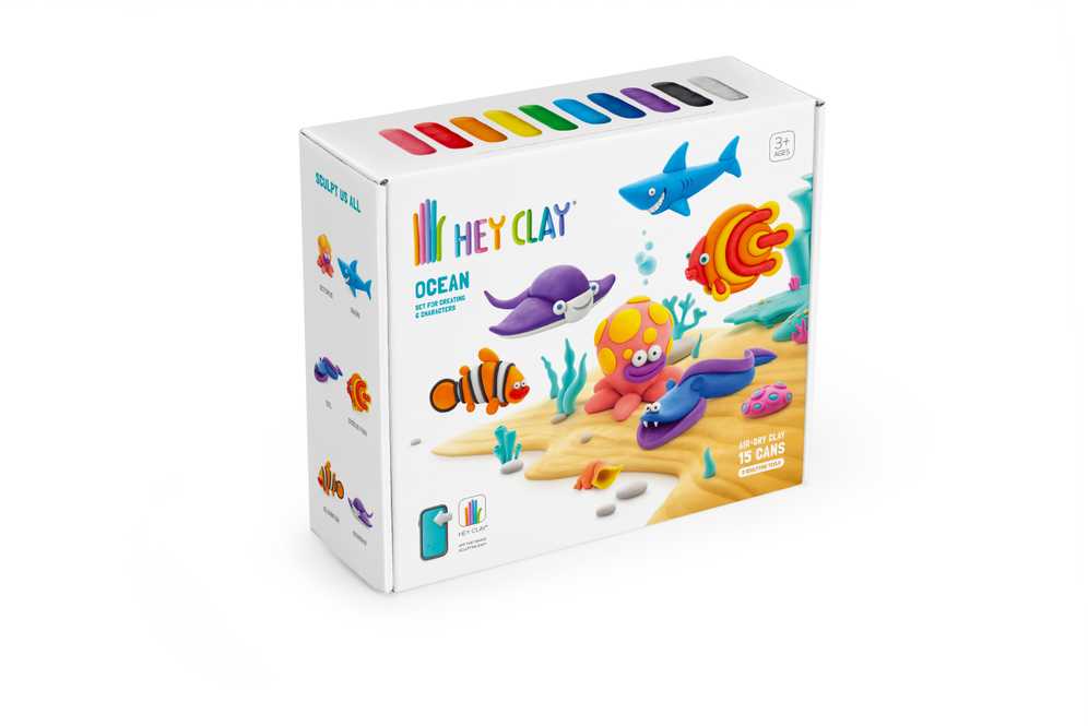 HEY CLAY Modeliuojantis molis vandenynas