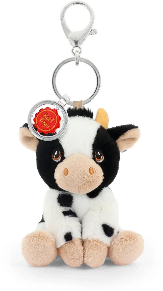 Keel Toys Pliušinis raktų pakabutis - ūkio gyvūnai, 12 cm