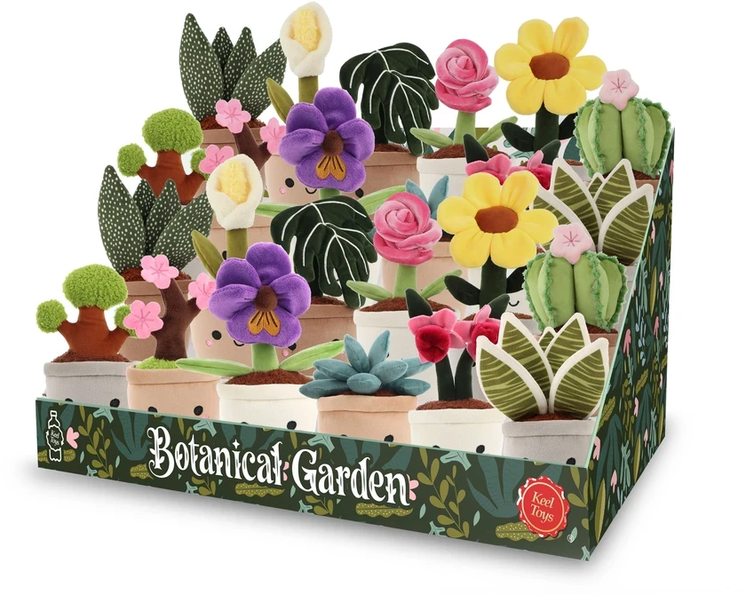 Keel Toys Pliušinis botanikos sodo augalas, 14 cm