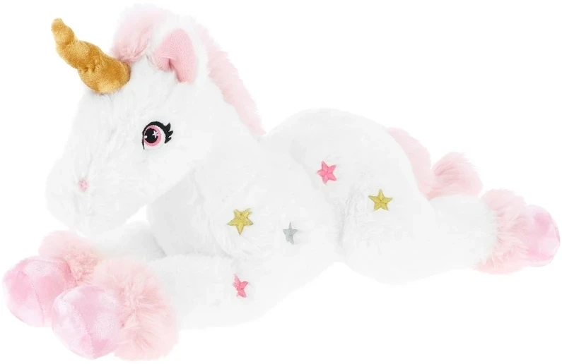 Keel Toys Pliušinis rožinis vienaragis, 35 cm